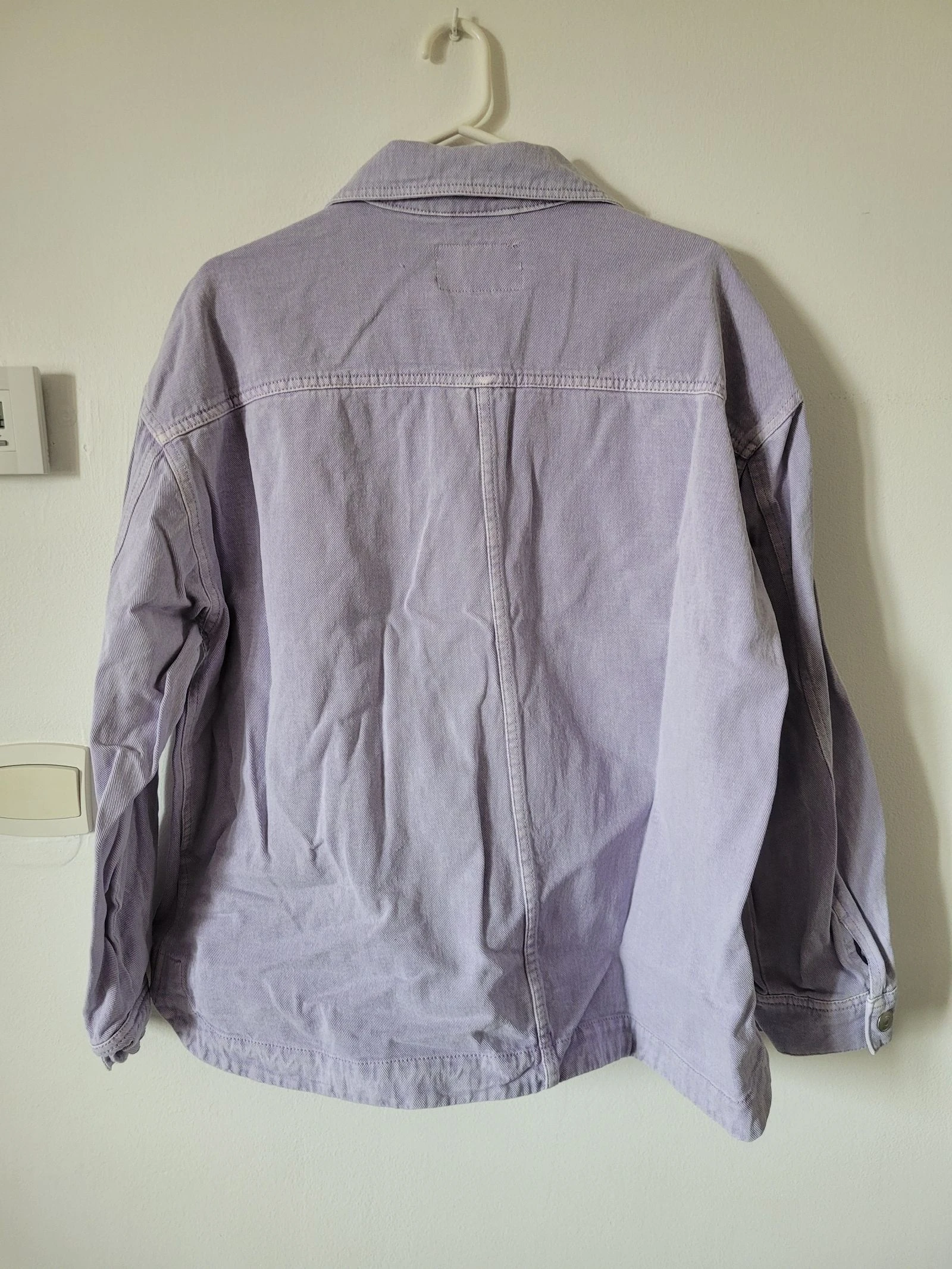 Blusa jeans oversize lilás Don't Call Me Jennyfer – Tamanho G – 100% algodão – photo 4